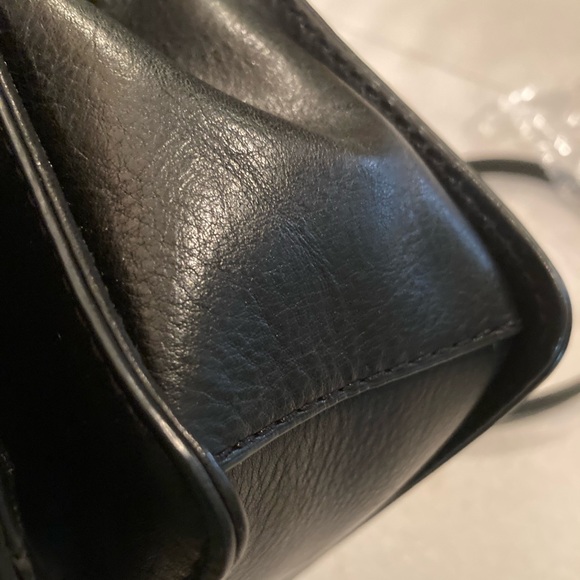 Excellent like new condition Rebecca Minkoff large, black, chevron crossbody - Picture 6 of 10